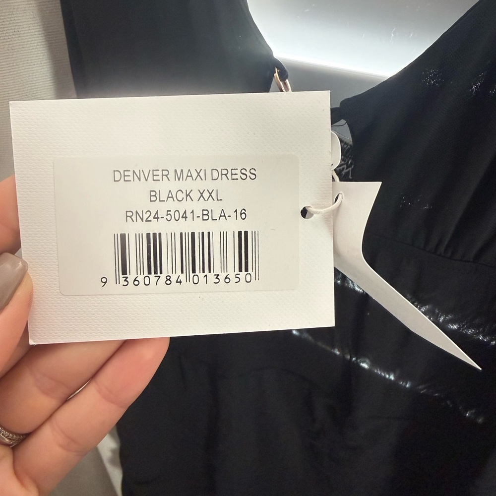 Runaway the Label | Denver Maxi Dress - Black XXL NWT - Picture 5 of 5